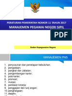 Materi Sosialisasi Manajemen PNS sesuai PP 11 Tahun 2017.ppt