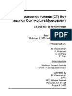 C (CT) H S C L M: Ombustion Turbine OT Ection Oating IFE Anagement