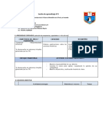 Sesión de Aprendizaje - Consecuencias II GM