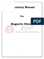 Magnetic Stirrer Lab Manual