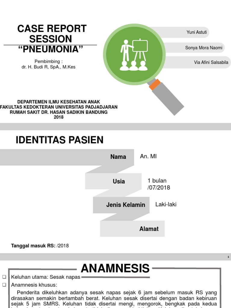 Laporan Kasus Pneumonia Anak | PDF | Sains & Matematika
