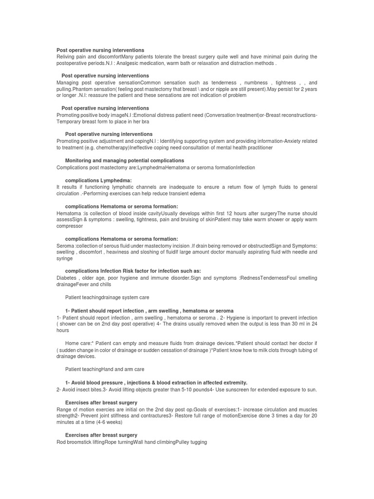 Breast | PDF | Mastectomy | Breast Cancer