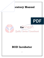 BOD With Humidity Lab Manual