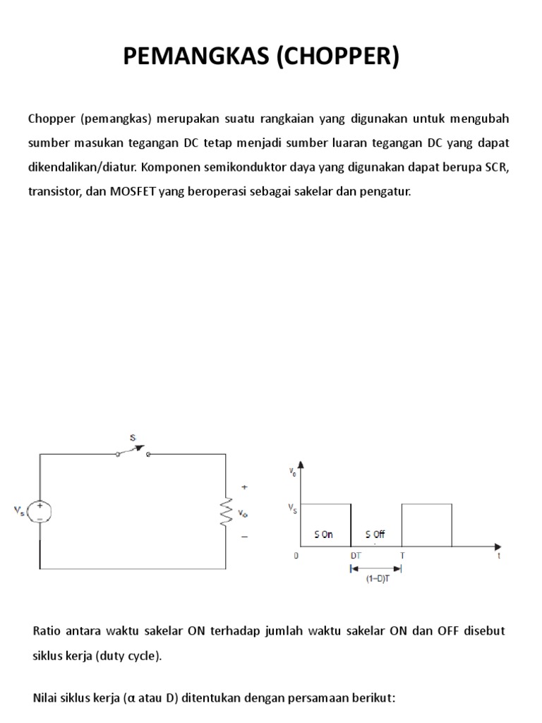Chopper Dan Inverter 1 Fasa | PDF