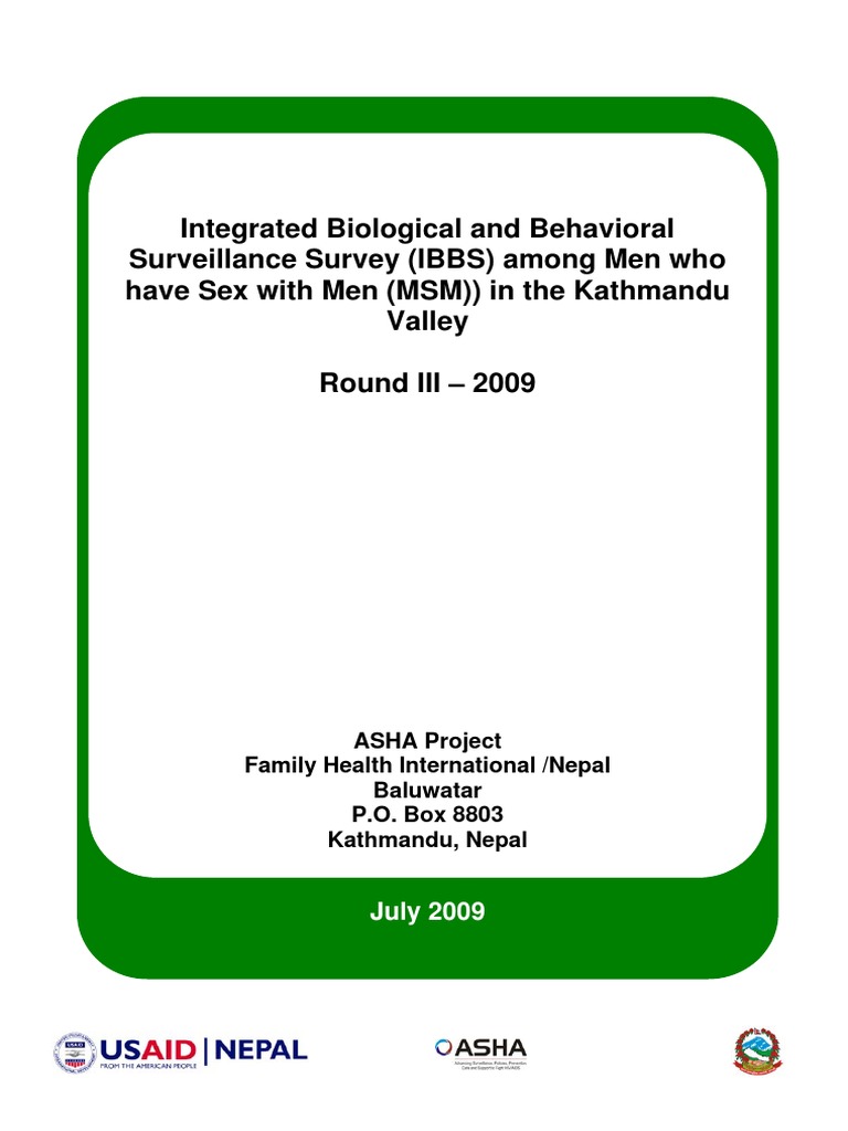 Integrated Biological and Behavioral Surveillance Survey (IBBS) Among