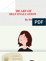 The art of self-evaluation