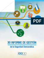 XII Informe de Gestión de La Seguridad Instituto de Estudios Estratégicos y Políticas Públicas. Nicaragua