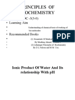 Principles of Biochemistry: - BIOC - 3 (3-0) - Learning Aim - Recommended Books