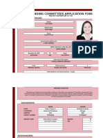 Standing Committees Application Form