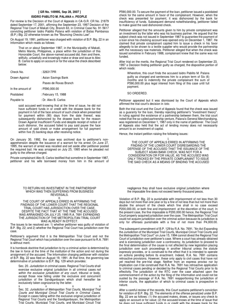 CRIMPRO Cases Jurisdiction of MTC and RTC PDF Jurisdiction Ex