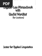 Lao Phrasebook PDF