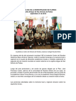 Informe Dia de La Municipalidad 2018