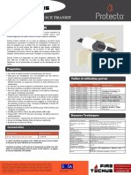 FireTecnus - Protecta Service Transit FR - Fiche Technique