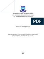 ED Processo Civil - Procedimentos de Jurisdição Voluntária PDF