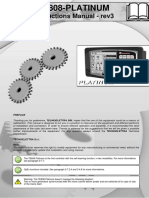 Te808-Platinum: Instructions Manual - Rev3