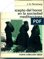 Peristiany, J.G. - El Concepto Del Honor en La Sociedad Mediterránea