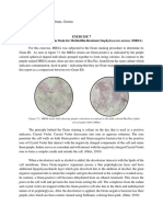 Exercise 7 Staining Techniques: Gram Stain For Methicillin-Resistant Staphylococcus Aureus (MRSA)