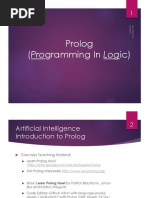 Lecture-1 (Introduction To Prolog)