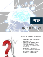Brain O Meter: Jigar Saiya