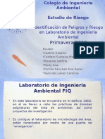 Identificacion de Peligros y Riesgos en El Laboratorio