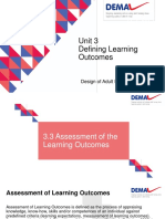 COM P - Any Logo: Unit 3 Defining Learning Outcomes