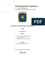 Pruebas de Hipotesis Estadistica