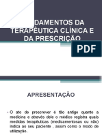 Fundamentos Da Terapêutica Clínica e Da Prescrição