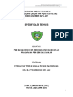 Sfesisifikasi Irigasi Balombong Maros