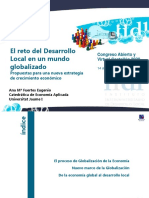 El reto del Desarrollo  Local en un mundo globalizado Propuestas para una nueva estrategia de crecimiento económico