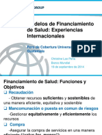 Modelos de Financiamiento de Salud