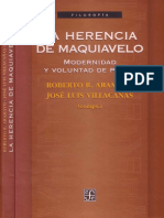 AA. VV. - La Herencia de Maquiavelo. Modernidad y Voluntad de Poder [1999]