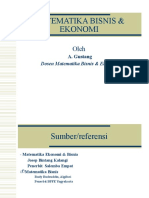 Download 1 Pendahuluan Matematika Bisnis Ekonomi by Gustang SN41795233 doc pdf