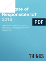 The State of Responsible IoT 2018