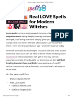 Real Love Spells For Modern Witches! 16 Spells That Work