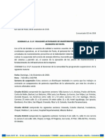 Comunicado 029 SE Catambuco 02 Diciembre 2018