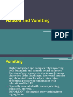 Causes and Treatment of Nausea and Vomiting