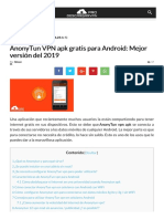 AnonyTun VPN APK Gratis para Android Mejor Versión