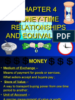 Money-Time Relationships and Equivalence