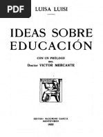 Ideas sobre Educación