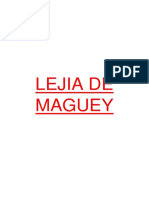 Lejia de Maguey