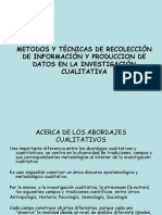 Clase Investigación Cualitativa 2018