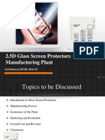2.5D Glass Screen Protectors Manufacturing Plant