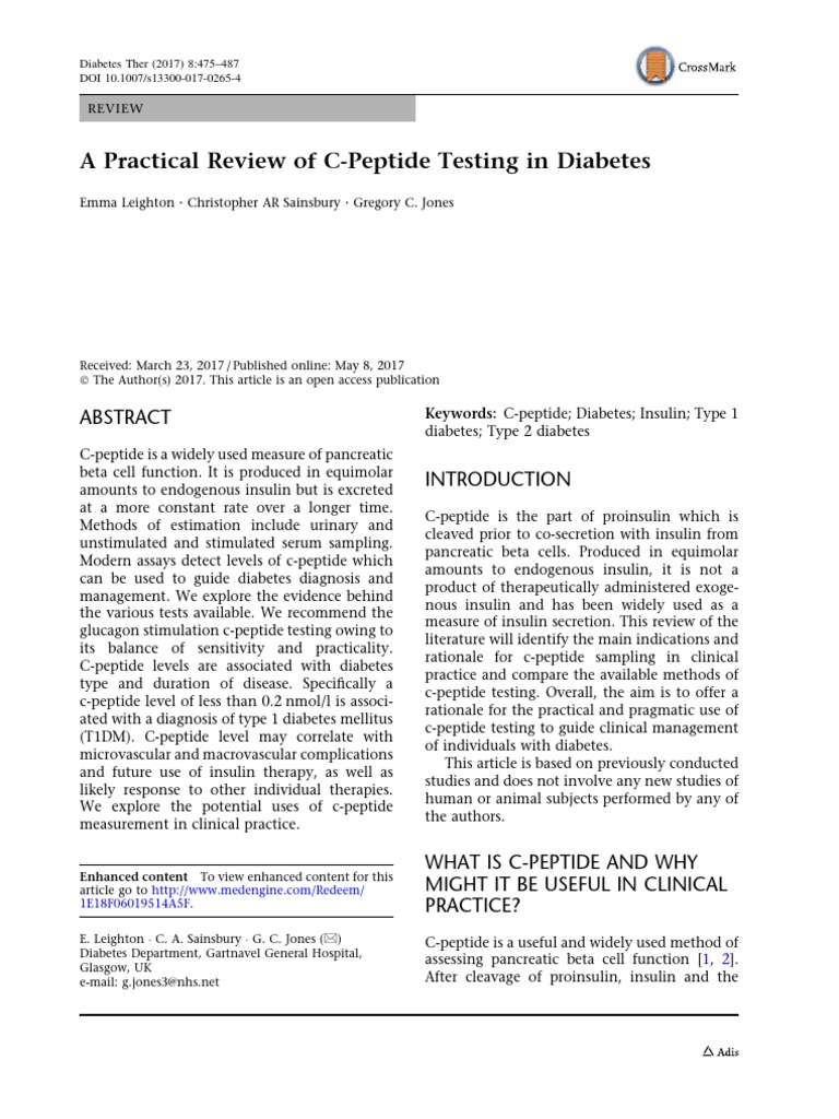 2017 Article 265 PDF | PDF | Diabetes Mellitus Type 2 | Diabetes ...