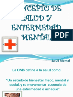 Concepto de Enfermedad y Salud