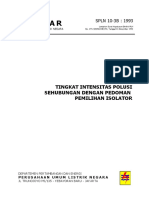 010-3B-1993 Tingkat Intensitas Polusi Sehubungan DG Pedoman Pemilihan Isolator