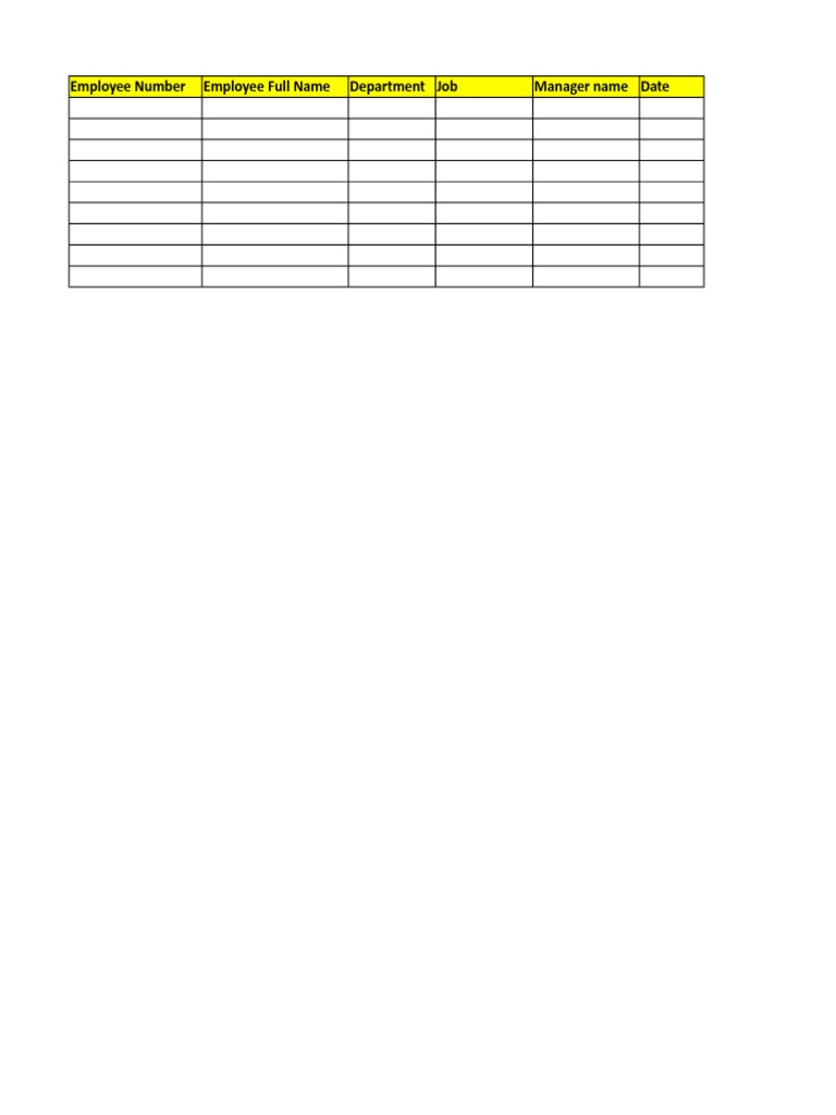 Time Card Report PDF