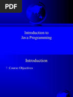 Introduction To Java Programming