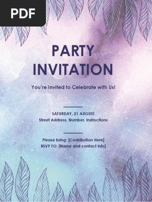 party invitation