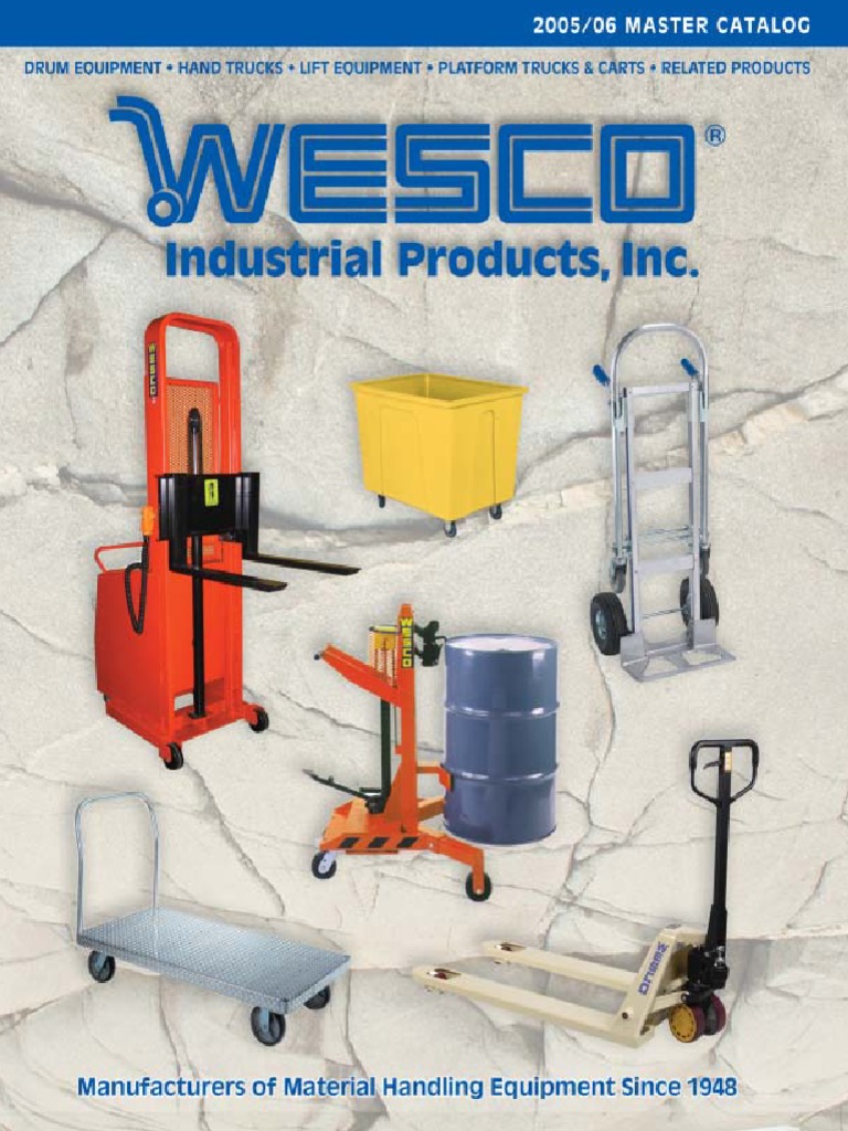 Wesco 24 x 36 Plastic Utility Service Cart 550 lb Load