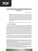 SILVA, M. M. O problema da Fundação especulativa do Especulativo puro..., 2005. [Manuel Moreira da Silva, Diadochus Speculativus].